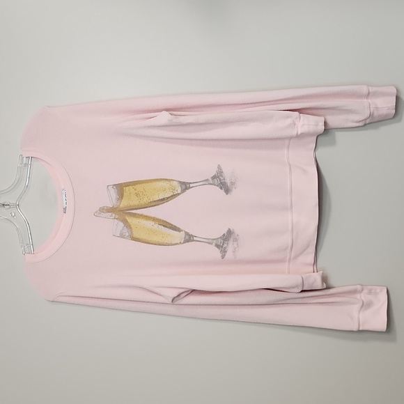 🔥ABSOLUTE FINAL💲⬇️🥂 Wildfox Baby Pink Champs Baggy Beach Jumper, Size L~VGUC - Picture 2 of 7
